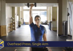 single arm overhead press tensegrity physical therapy eugene oregon
